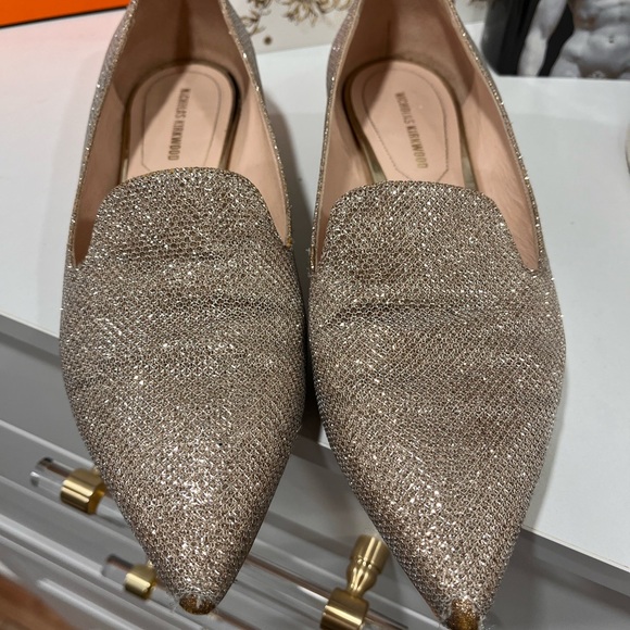 Nicholas Kirkwood Shoes - Nicholas Kirkwood Glittering Gold Women's Loafers